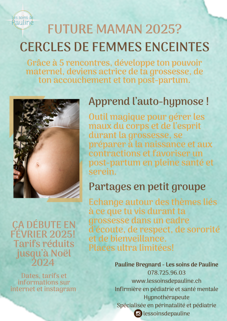 Cercle hypnose périnatale bevaix infirmière hypnose pauline bregnard